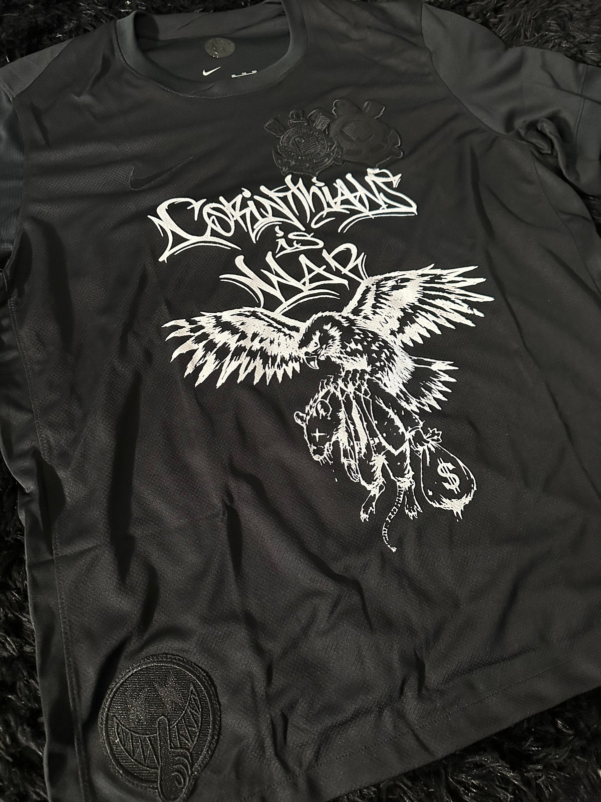 Corinthians is War Nike all black
