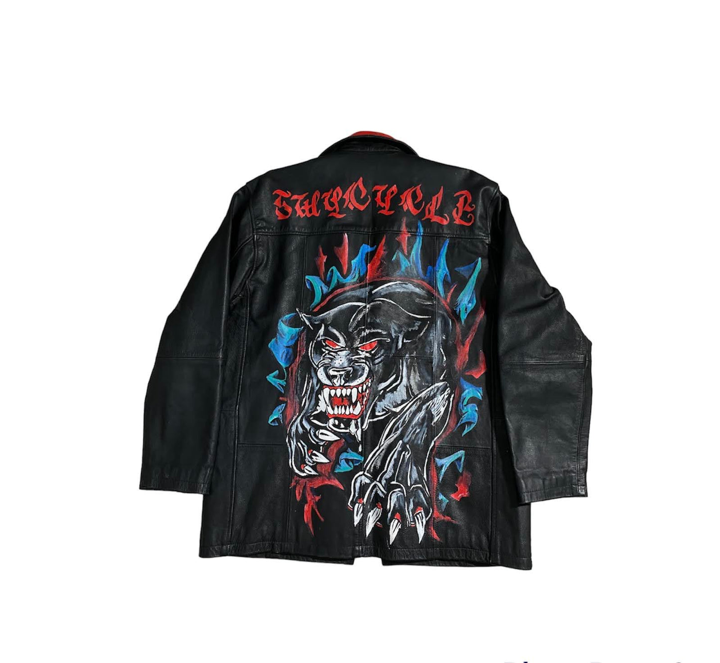 Swy kustom panther leather jacket